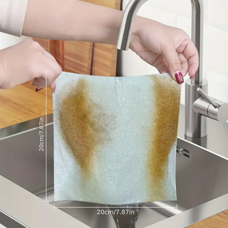 20Pcs Microfiber Cloth Set Washable & Reusable