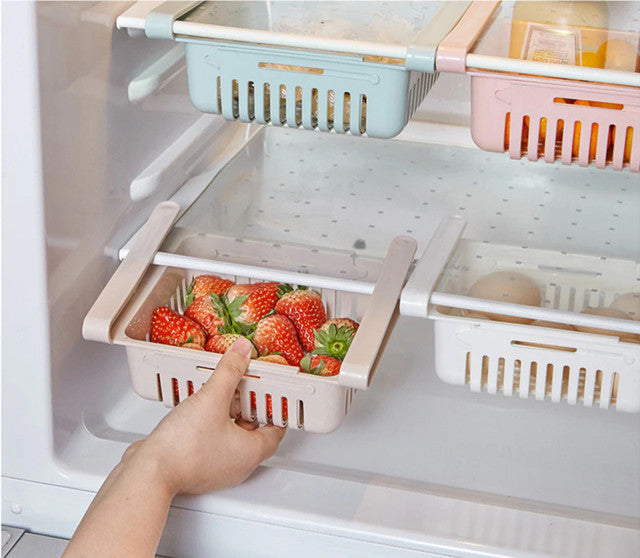Space Saving Fridge Drawer Basket
