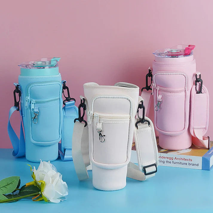 Crossbody Tumbler Carry Bag With Phone Holder