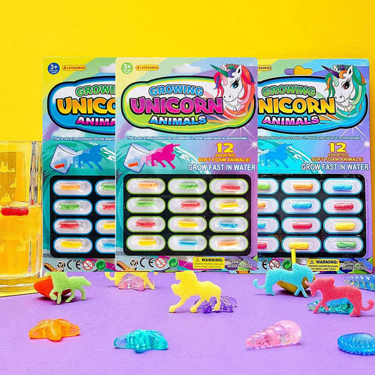 12 Pack Interactive Water Surprise Animal Toys For Kids