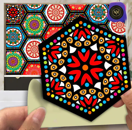 12 Colorful Self-Stick Wall Tiles – DIY Décor, 5x5"