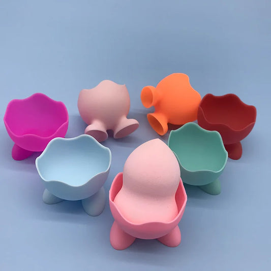 1 Pcs Reusable Silicone Egg Holder Cup