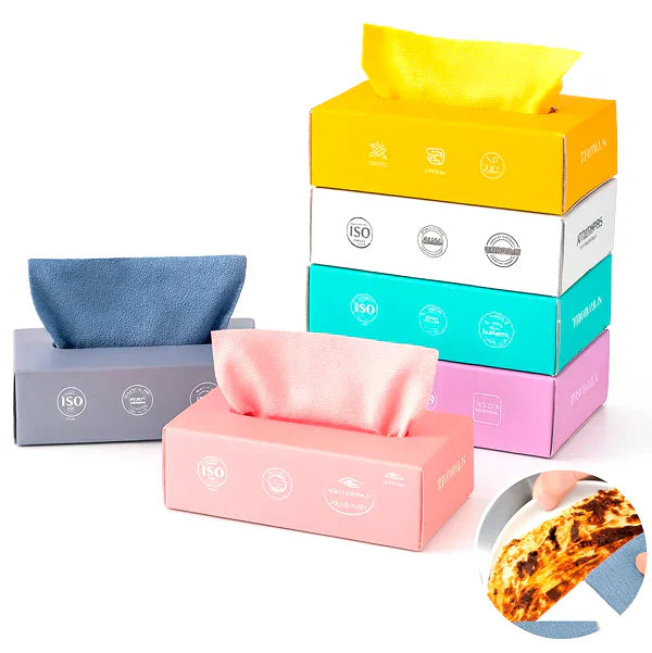 20Pcs Microfiber Cloth Set Washable & Reusable