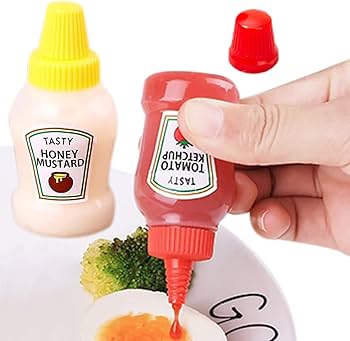 2Pcs Tiny Sauce Containers