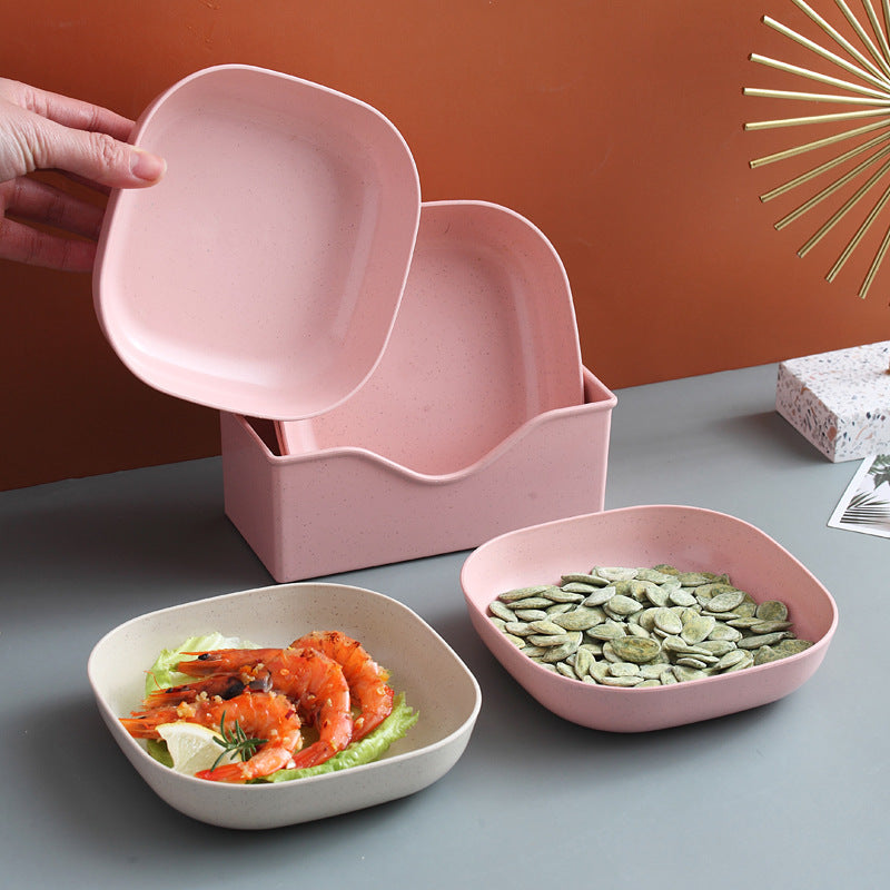 2Piece Microwaveable Plastic Plates