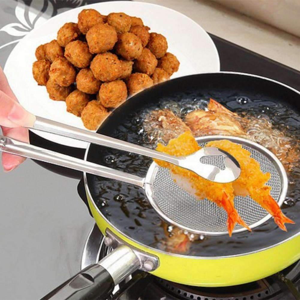 2 In 1 Frying & Straining Tool