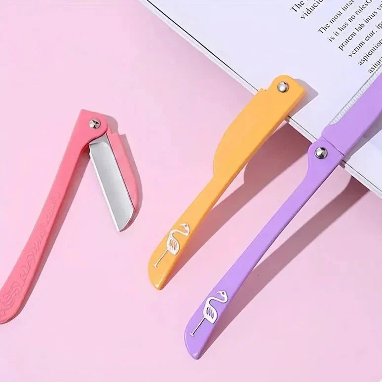 Smooth Edge Eyebrow Shaping Razor Set 3Pcs