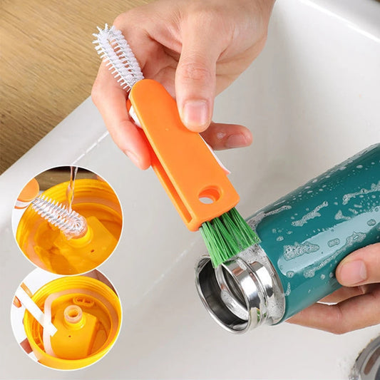 3 In 1 Carrot Shaped Nylon Wire Brush