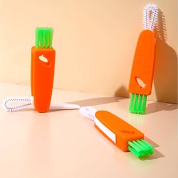 3 In 1 Carrot Shaped Nylon Wire Brush