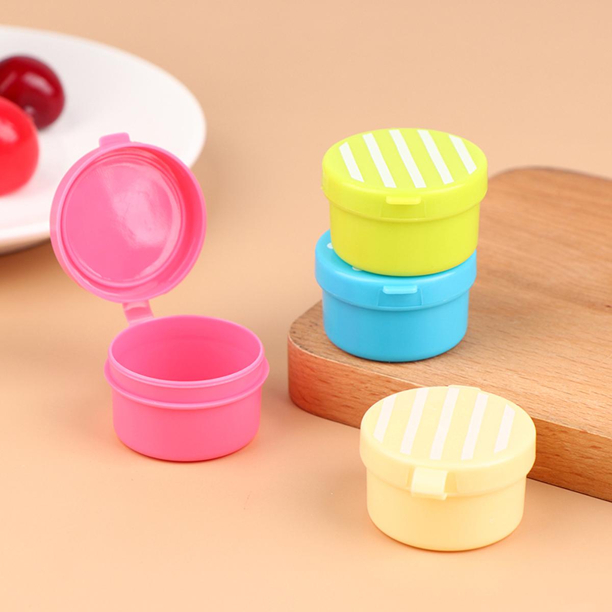 Portable Mini Sauce & Spice Jars – 4 Pack