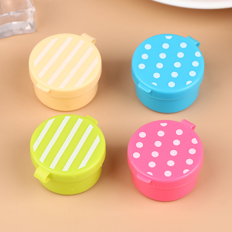Portable Mini Sauce & Spice Jars – 4 Pack