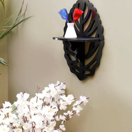 Nature-Inspired Leaf Wall Shelves – 4-Piece Set (6Inch)