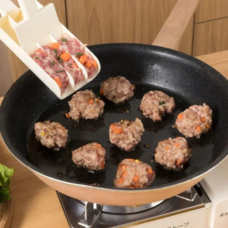Pakora & Meatball Maker – 4-Row Design