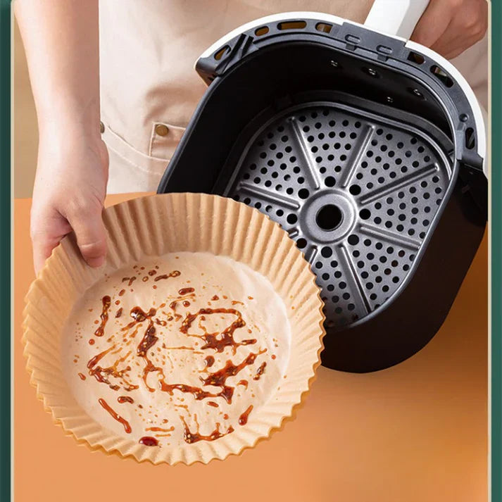 50pcs Nonstick Air Fryer Paper Plates