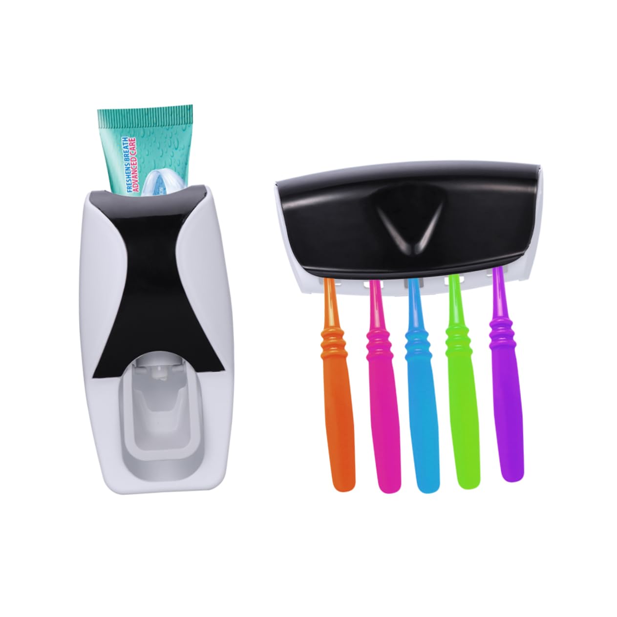 Automatic Toothpaste Black Holder  ( Randomly Color)