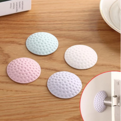 5Pcs Durable Rubber Wall Pads With Strong Adhesion