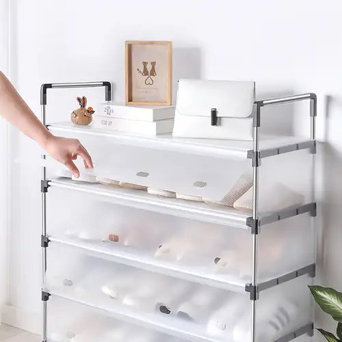Compact High-Capacity 5 Layer Shoe Storage Rack