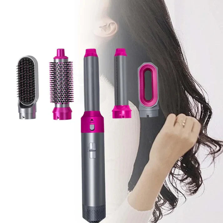 All-In-One Blow Dryer Brush – 5 Styling Attachments