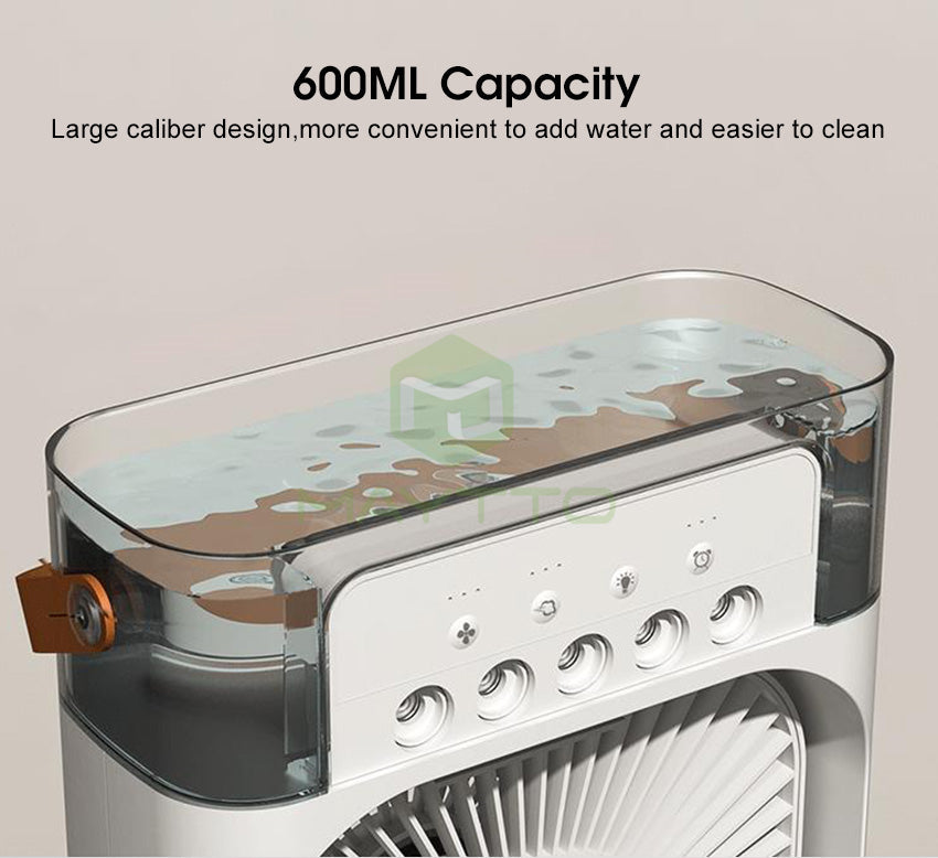 3-in-1 Mini Air Cooling Fan – Instant Thandi Hawa ❄️ Without AC Bill