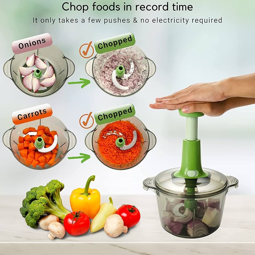 Multi Purpose Push Chopper (9 In 1)