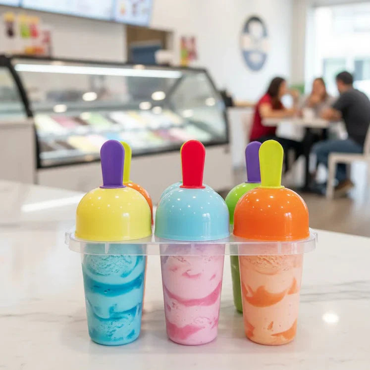 6 Piece Kids’ Popsicle Maker Safe & Easy To Use