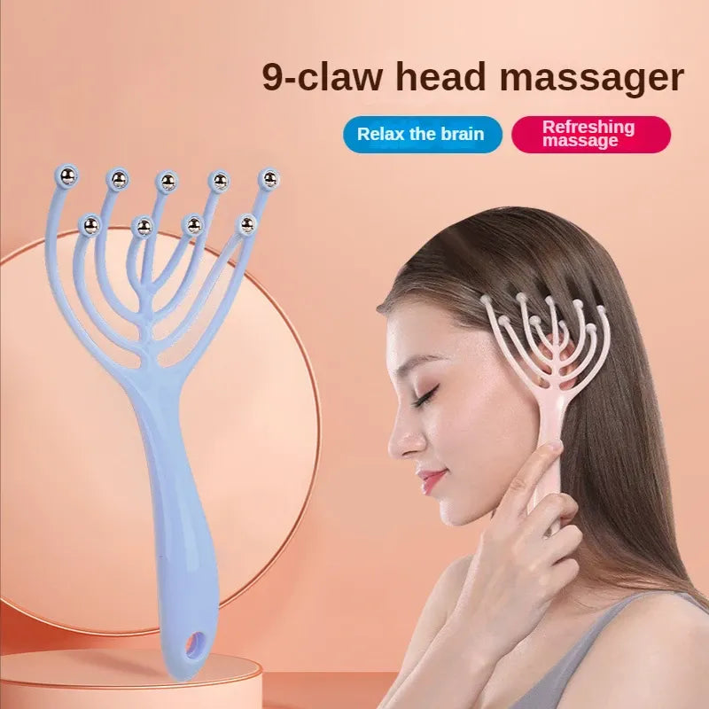 9 Claw Scalp Massager For Deep Relaxation