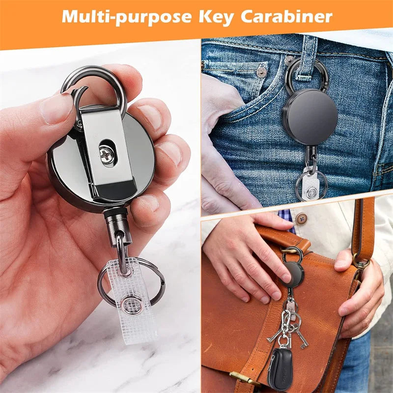 SafeLoop Stainless Keychain