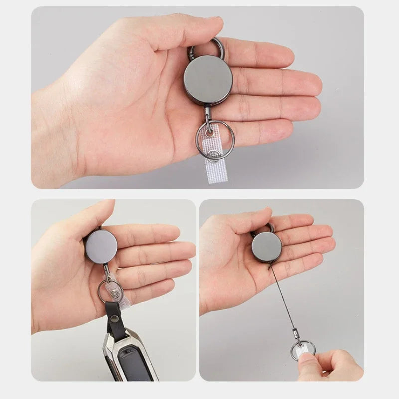 SafeLoop Stainless Keychain