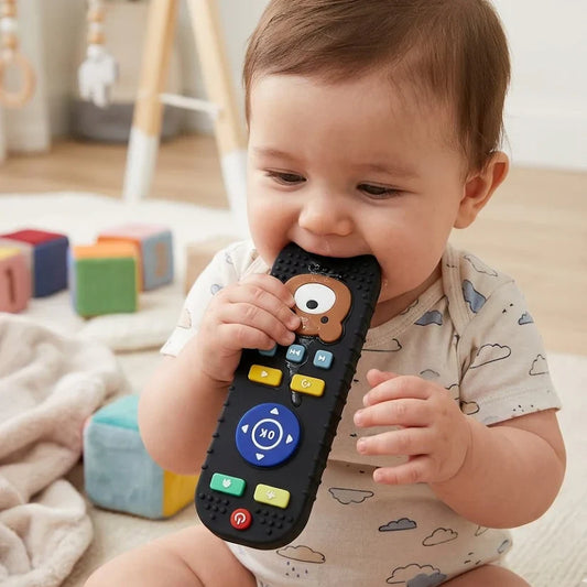 Soft Silicone Teether With Natural Texture Design