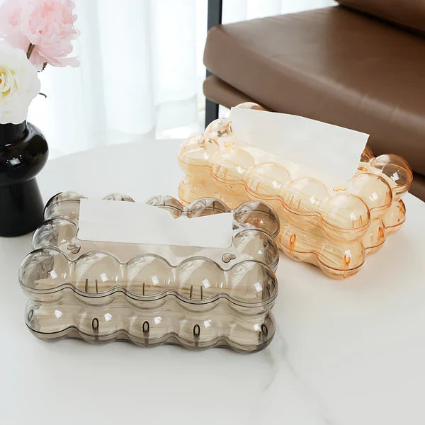 Deluxe Clear Acrylic Tissue Box