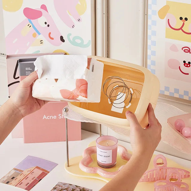 Luxury Tissue Organizer – Desk Edition