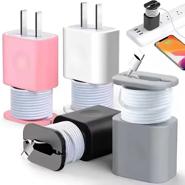 Silicone Power Brick Cover With Wire Wrap