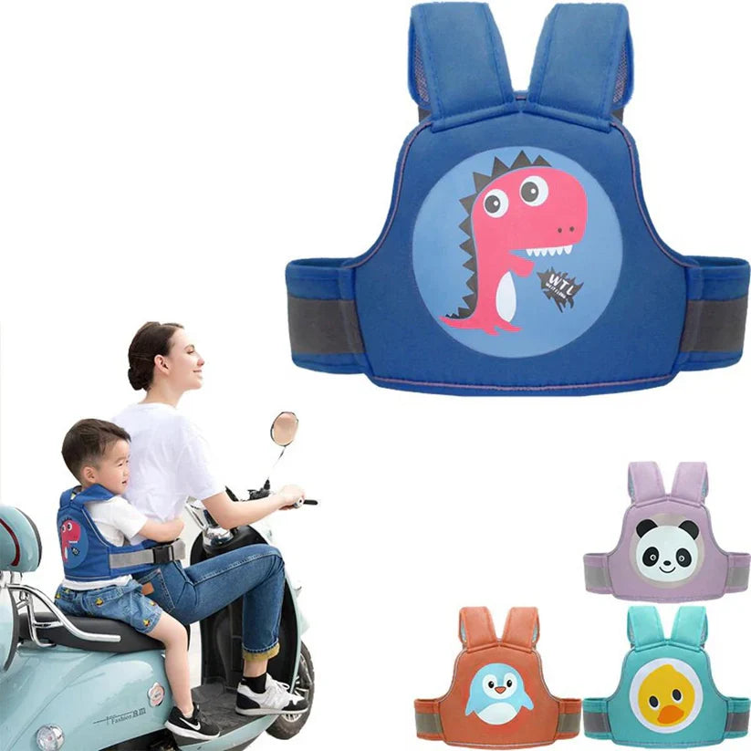 Child Bicycle Seat Harness Strap For Safe Riding Control