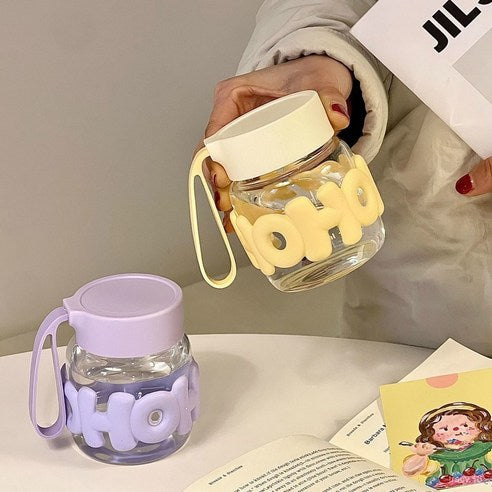 Tiny Sip Cute Portable Glass Cup