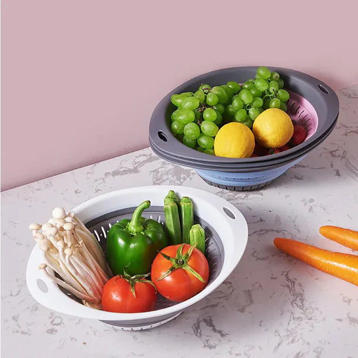 SmartFold Silicone Storage Drain Basket