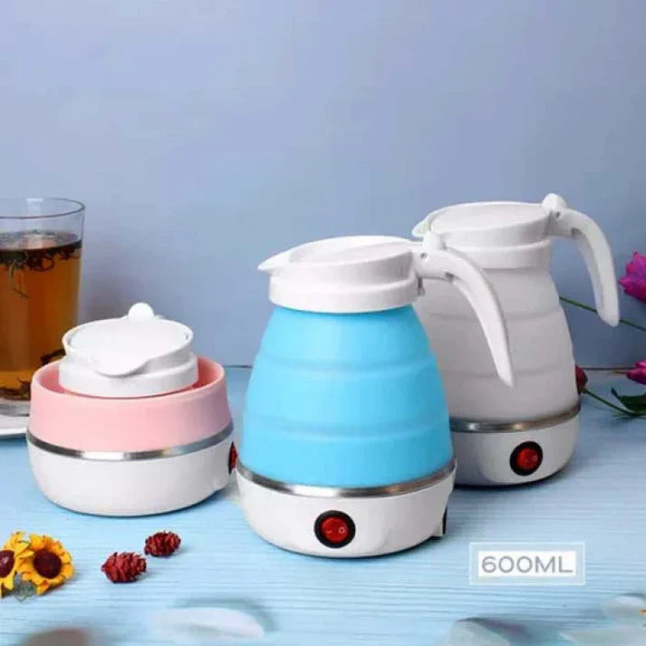 Electric Kettle for Travel – Foldable Silicone Body