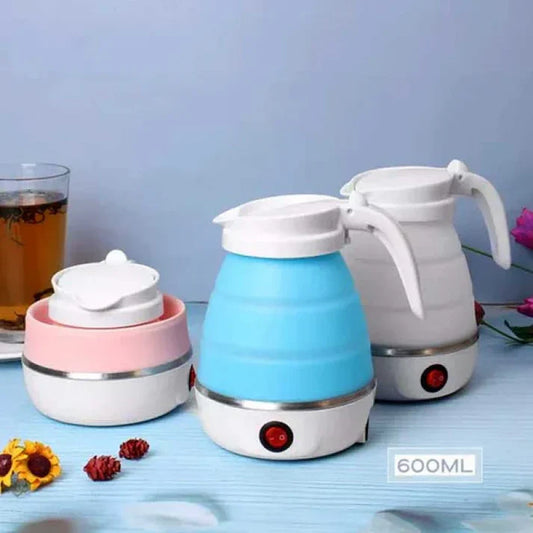 Electric Kettle for Travel – Foldable Silicone Body