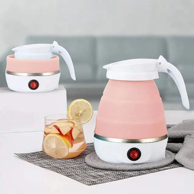 Electric Kettle for Travel – Foldable Silicone Body