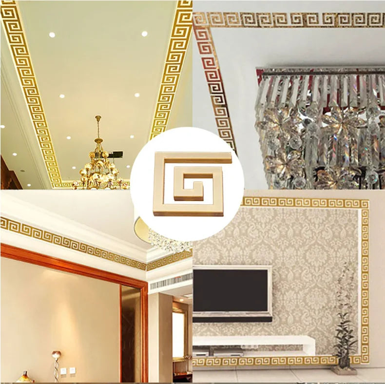 Acrylic Edge Tiles – Offset Stripe Design (3x3 inch)