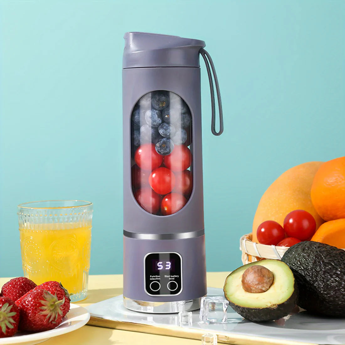 Quiet Juicer Blender With Countdown Timer