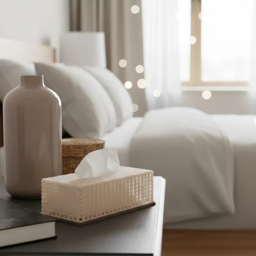 Stylish Knitted Tissue Box For Home & Office