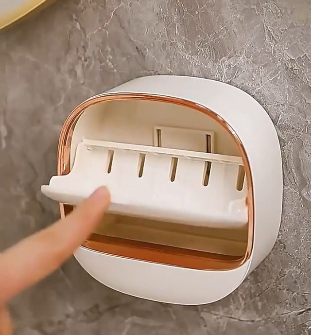 Luxury Wall Mounted Soap Holder With Drainer
