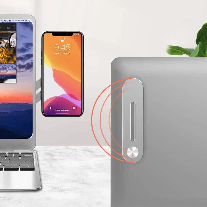 Dual Screen Magnetic Phone Mount For Laptop