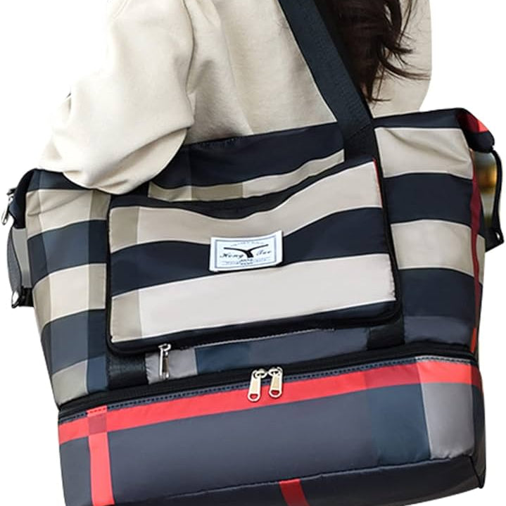 Stylish Multicolor Expandable Travel Bag