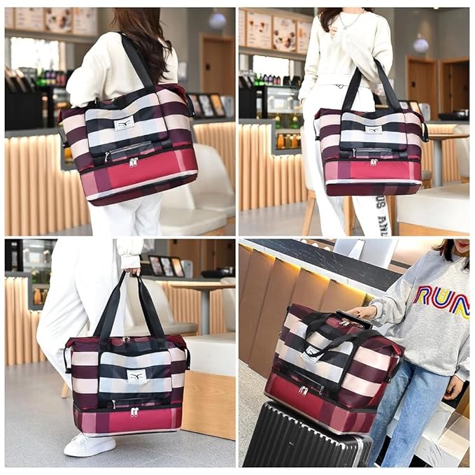 Stylish Multicolor Expandable Travel Bag