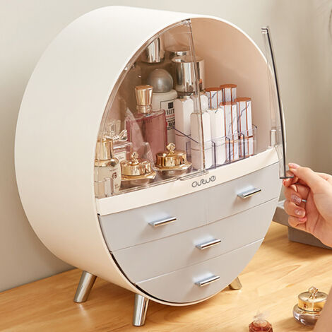 Oval Design Cosmetic Organizer & Desktop Holder