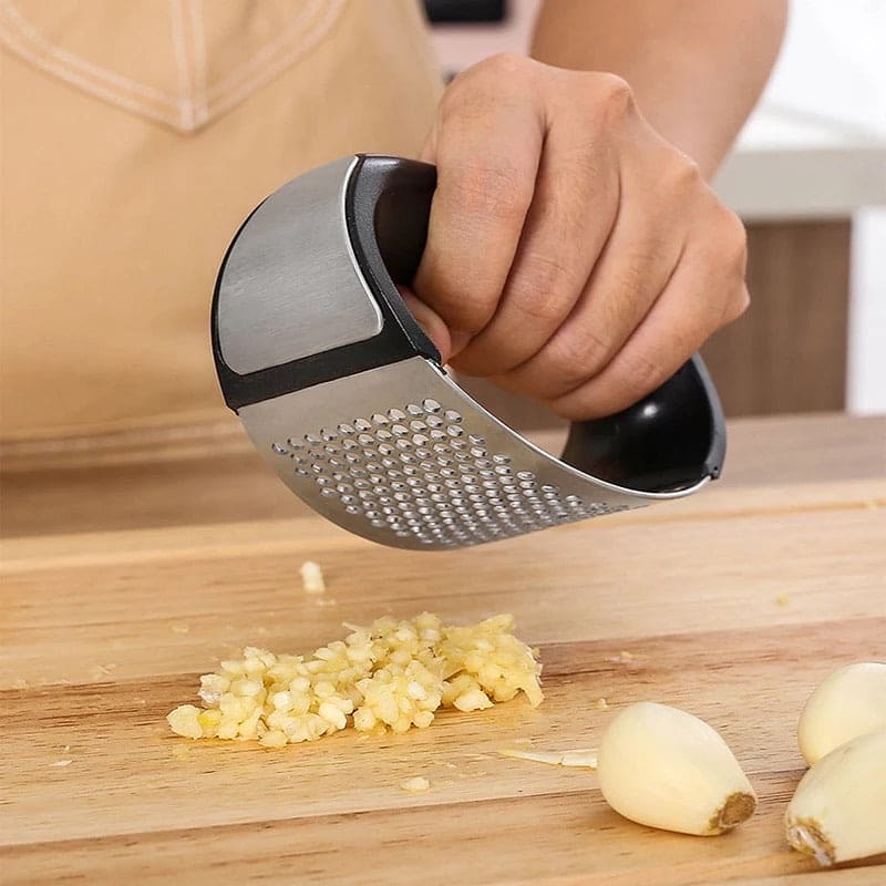 Premium Stainless Garlic Mincer & Crusher Tool