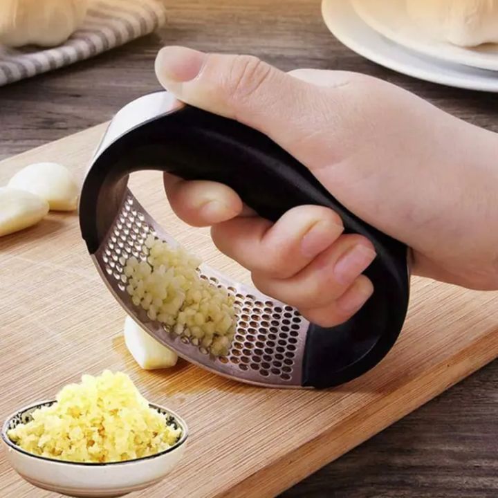 Premium Stainless Garlic Mincer & Crusher Tool