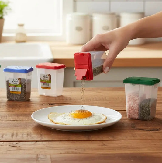Salt & Pepper Shaker Compact 2 In 1