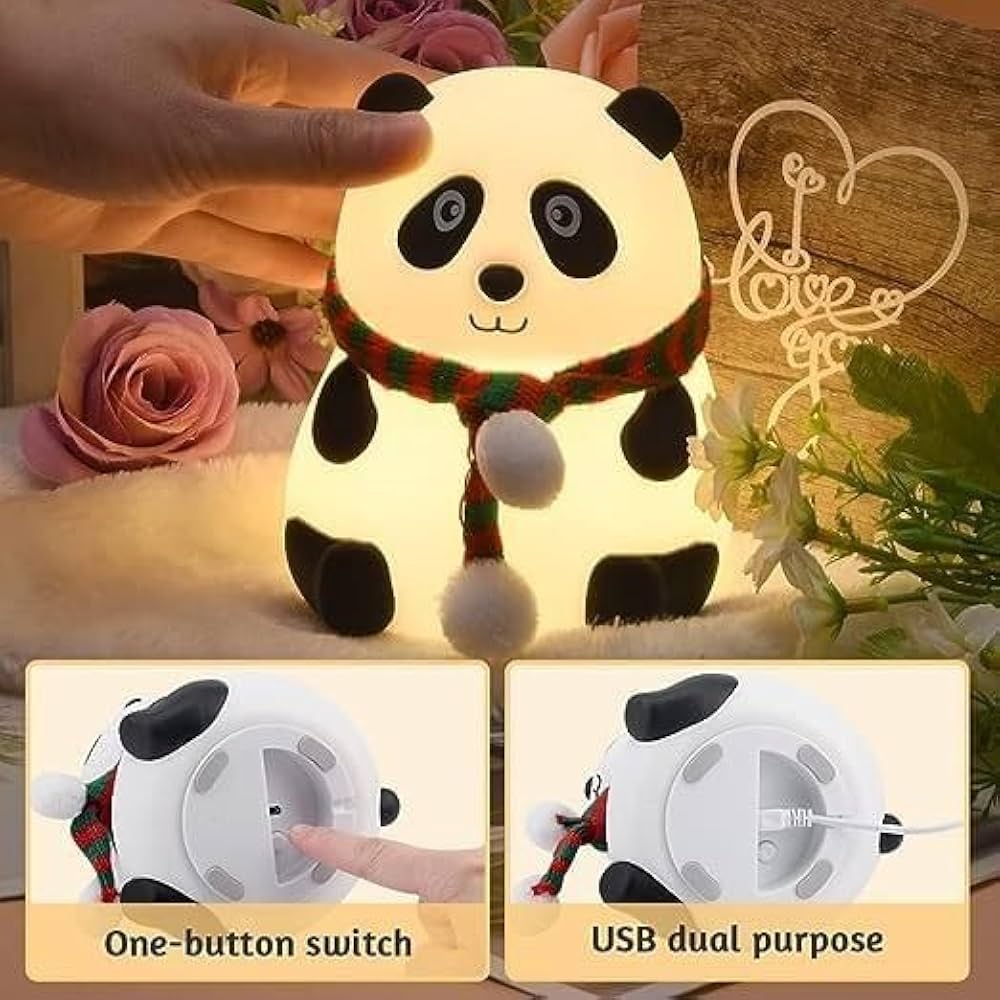 GlowPanda Rechargeable Night Lamp